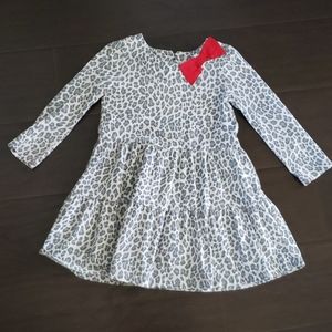 Girls Carter 40 leopard dress